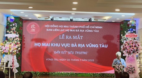 Lễ ra mắt Ban Liên Lạc họ Mai Bà Rịa Vũng Tàu